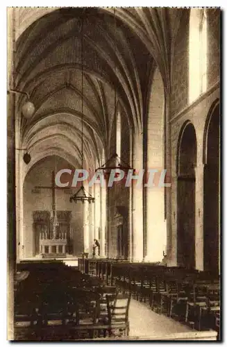 Ansichtskarte AK Solesmes L&#39Interieur De L&#39Eglise Abbatiale Saint Pierre