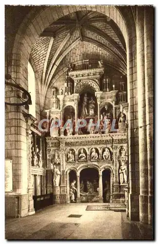 Cartes postales Les Sainte De Solesmes La Chapelle De Notre Dame Transpet De Gauche