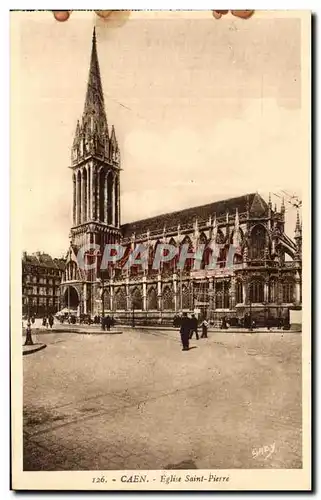 Cartes postales Caen Eglise Saint Pierre