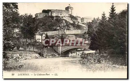 Cartes postales Lourdes Le Chateau Fort