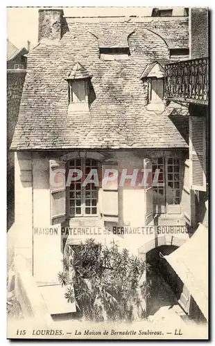 Cartes postales Lourdes La maison de Bernadette Soubirous