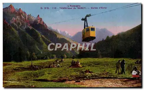 Cartes postales L&#39Auvergne Teleferique Du sancy Vallee d&#39Enter