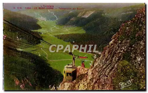 Cartes postales L&#39Auvergne Le Mont Dore Teleferique du Sancy