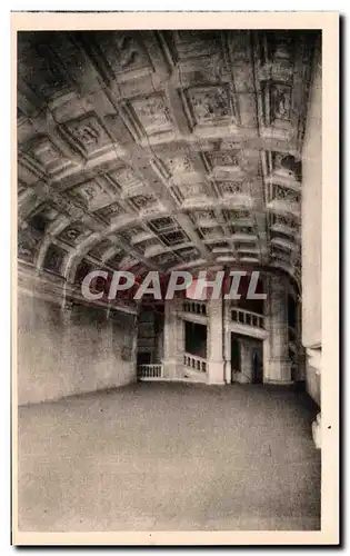 Ansichtskarte AK Chateau De Chambord Escalier a d&#39honner et Salle de Theatre