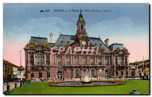 Cartes postales Tours L&#39Hotel de Ville