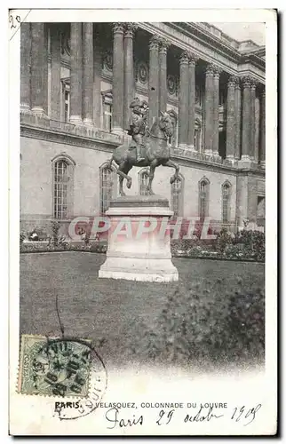 Ansichtskarte AK Paris Velasquez Colonnade Du Louvre