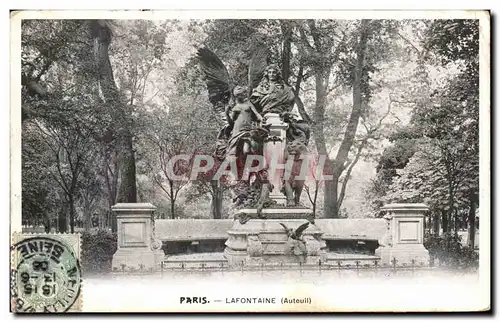 Cartes postales Paris Lafontaine Auteuil Lion