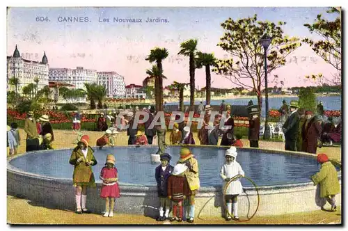 Cartes postales Cannes Les nouveaux Jardins