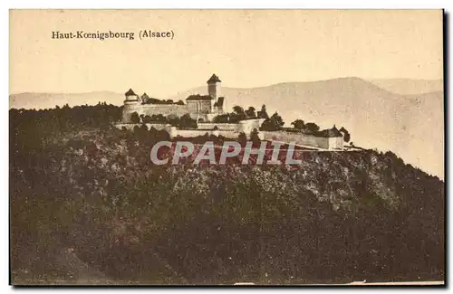 Cartes postales Haut Koenigsbourg