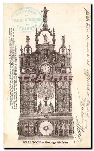 Cartes postales Besancon Horloge St Jean