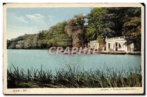 Cartes postales Lyon Parc Le Lac Et L&#39embarcadere