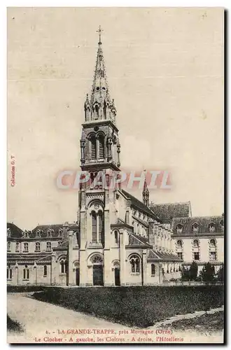 Cartes postales La Grande Trappe Pres Mortagne Le Clocher A Gauche Les Cloitres