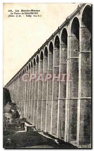 Ansichtskarte AK La Haute Marne Le Viaduc De Chaumont