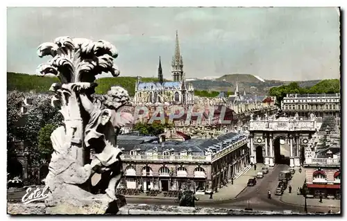 Cartes postales moderne Nancy Vue Sur I&#39Arc de Triomphe et I&#39Eglise