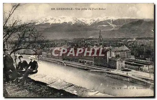 Cartes postales Grenoble Vue Prise du Fort Rabot