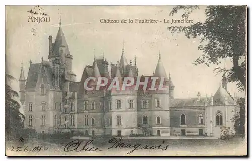 Cartes postales Anjou Chateau de la Faultriere La Jumeliere