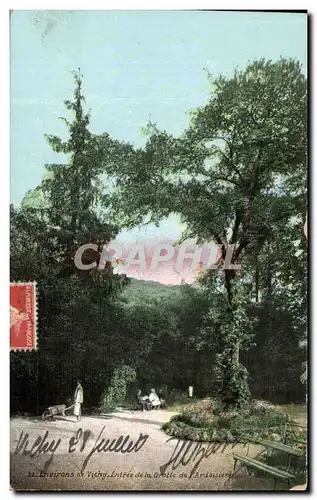 Cartes postales Environs de Vichy Entree De La Grotte De l&#39Ardoisiere