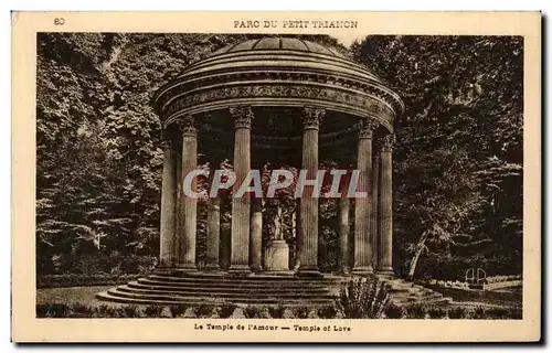 Ansichtskarte AK Parc Du Petit Trianon Le Temple De L&#39amour Versailles