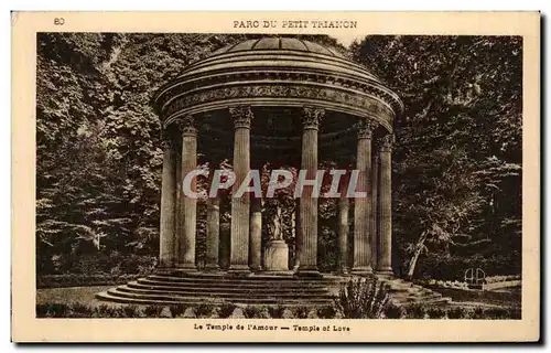 Cartes postales Parc Du Petit Trianon Le Temple De L&#39amour Versailles