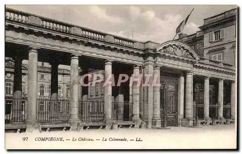 Cartes postales Compiegne Le Chateau La Colonnade