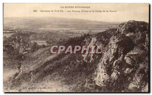Cartes postales La Suisse Normande Environs De Flers Les Roches D&#39Oitre Et La Vallee De La Rouvre
