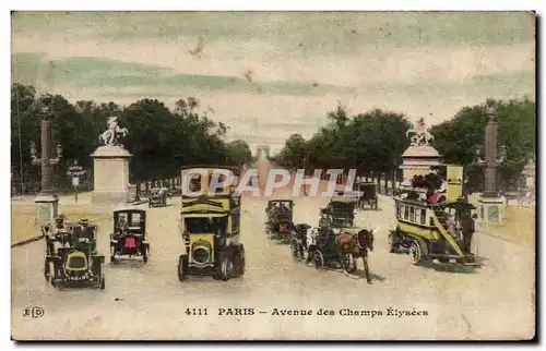 Cartes postales Paris Avenue Des Champs Elysees