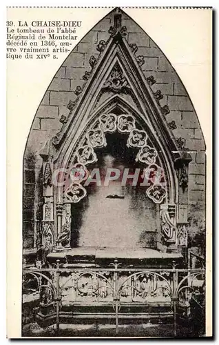 Cartes postales La Chaise Dieu Le Tombeau De L'Abbe Reginald De Montclar