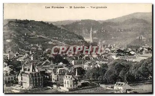 Cartes postales Lourdes Vue Generale