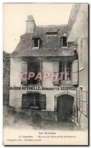 Cartes postales Les Pyrenees Lourdes Maison De Bernadette Soubirous