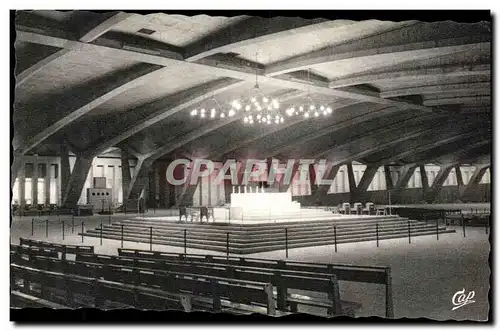 Ansichtskarte AK Lourdes La Basilique Saint Ple Intereur De L&#39eglise Souterraine