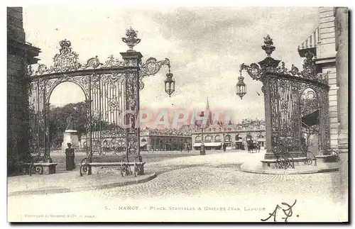 REPRO Nancy Place Stanislas Grilles Jean Lamour