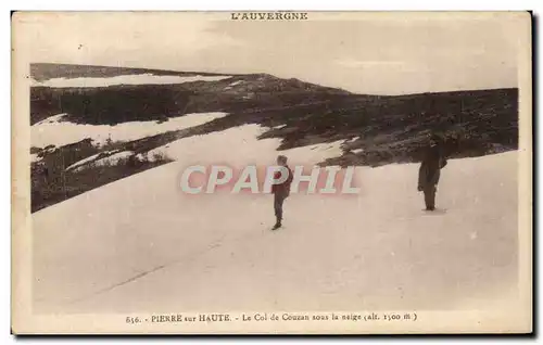 Cartes postales Pierre Sur Haute Le Col De Couzan Sous La Neige