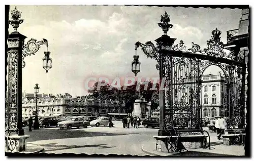 Cartes postales Nancy Place Stanislas et Grilles Jean Lamour