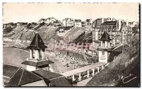 Cartes postales Granville La Plage vue du Moulin