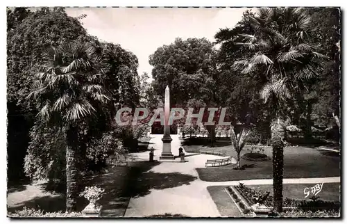 Ansichtskarte AK Coutances Le Jardin Public