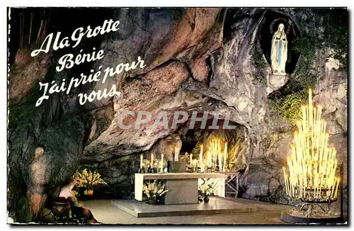 Cartes postales moderne Lourdes La Grotte Miraculeuse