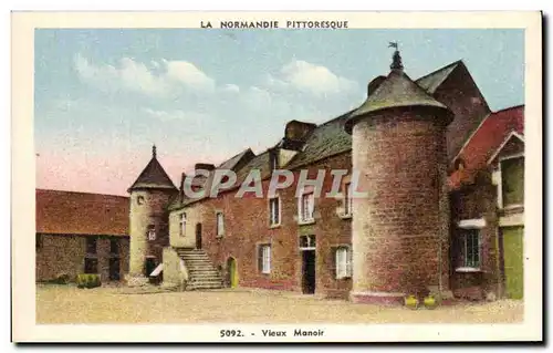 Cartes postales La Normandie Pittoresque Vieux manoir