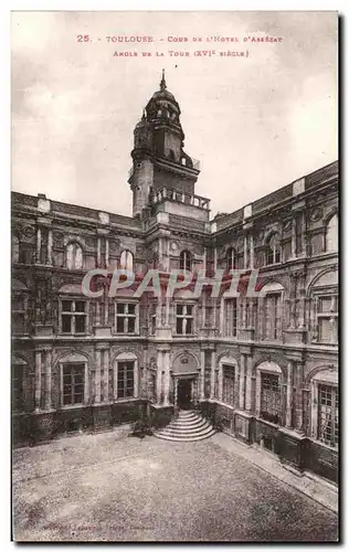 Ansichtskarte AK Toulouse Cour De L&#39Hotel d&#39Annezat Angle de la tour