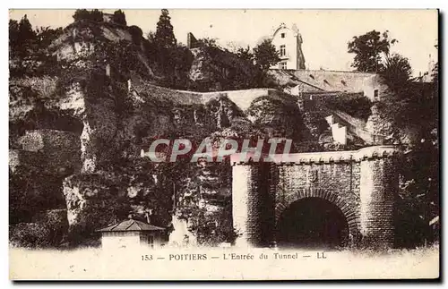 Cartes postales Poitiers L&#39Entree du Tunnel