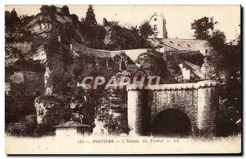 Cartes postales Poitiers L'Entree du Tunnel