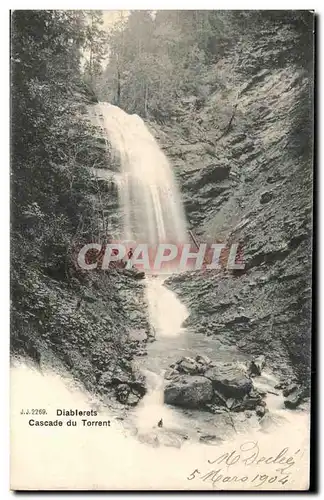 Cartes postales Diablerets Cascade du Torrent Suisse