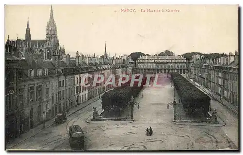 Cartes postales Nancy La Place de la Carriere