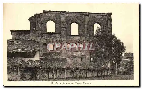 Cartes postales Aosta Rovine del Teatro Romano