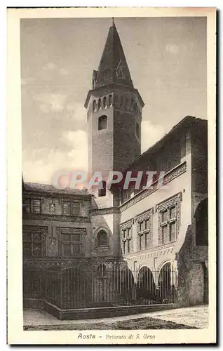 Cartes postales Aosta Priorato di Orso