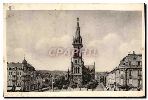 Ansichtskarte AK Mulhouse Place de la Paix Eglise Sainte Etienne