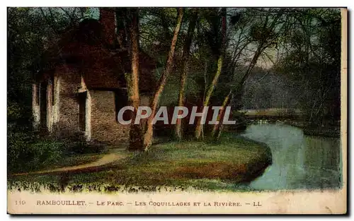 Cartes postales Rambouillet Le Parc Les Coquillages Et La Riviere