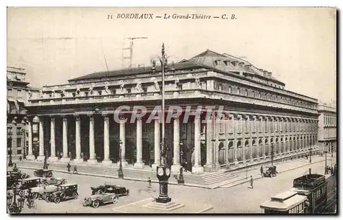 Cartes postales Bordeaux Le Grand Theatre