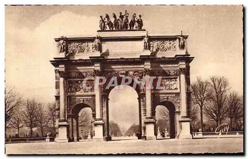 Ansichtskarte AK Paris Et Ses Merveilles Arc de triomphe du carrousel