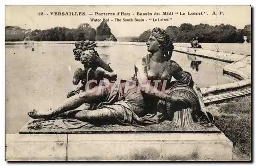 Cartes postales Versailles Parterre d&#39Eau Bassin du Midi Le Loiret