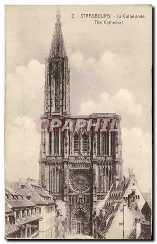 Cartes postales Strasbourg La Cathedrale